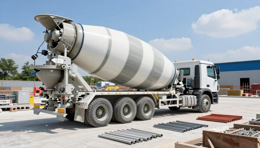 Quality concrete materials and professional equipment