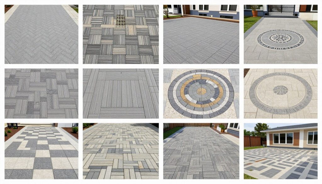 paver patio design patterns and styles for Ludlow homes