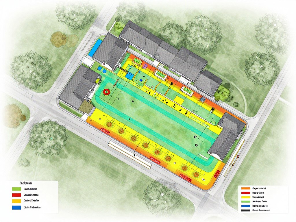 Irrigation system design plan for Ludlow property