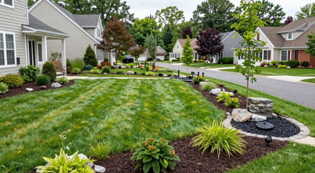 Premium landscaping results in Ludlow neighborhood