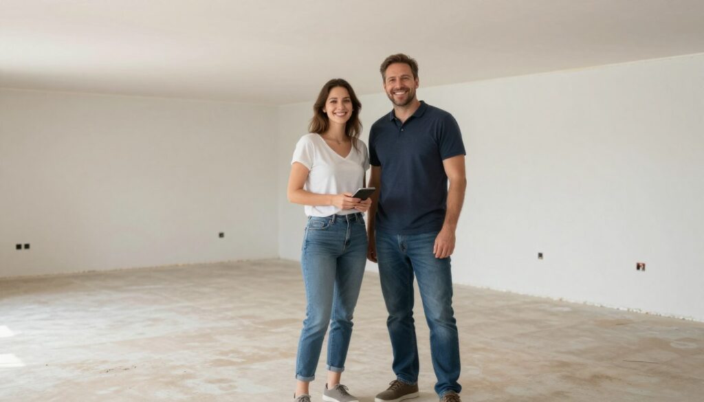 Happy Ludlow homeowner after completed basement proofing project