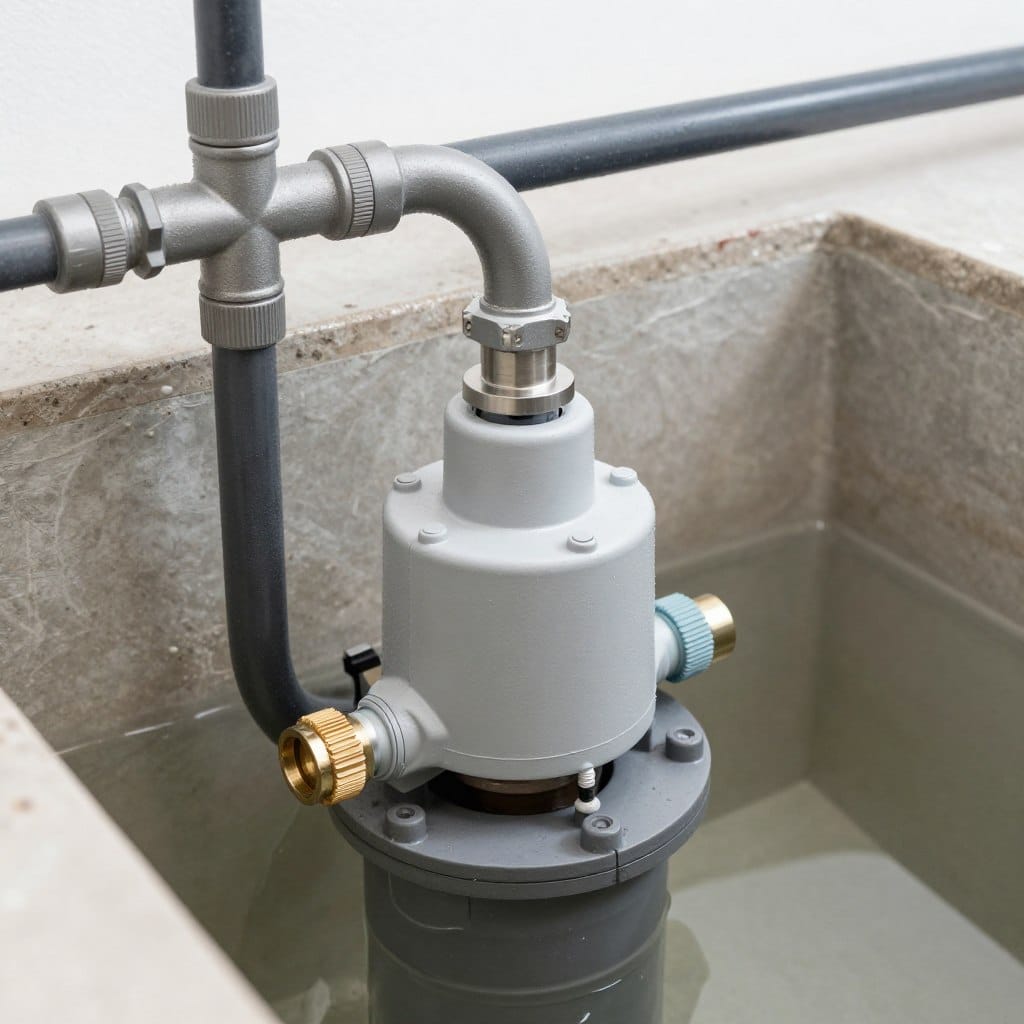 Water-powered backup sump pump installation for Ludlow properties Water-powered backup sump pump installation for Ludlow properties