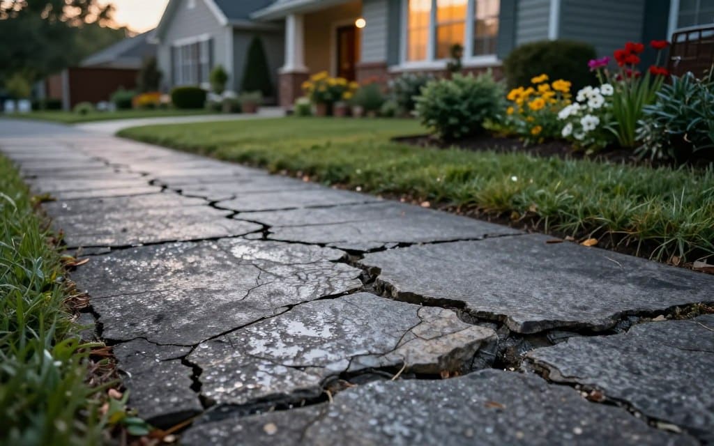 Fix Your Cracked Walkway and Driveway This Week