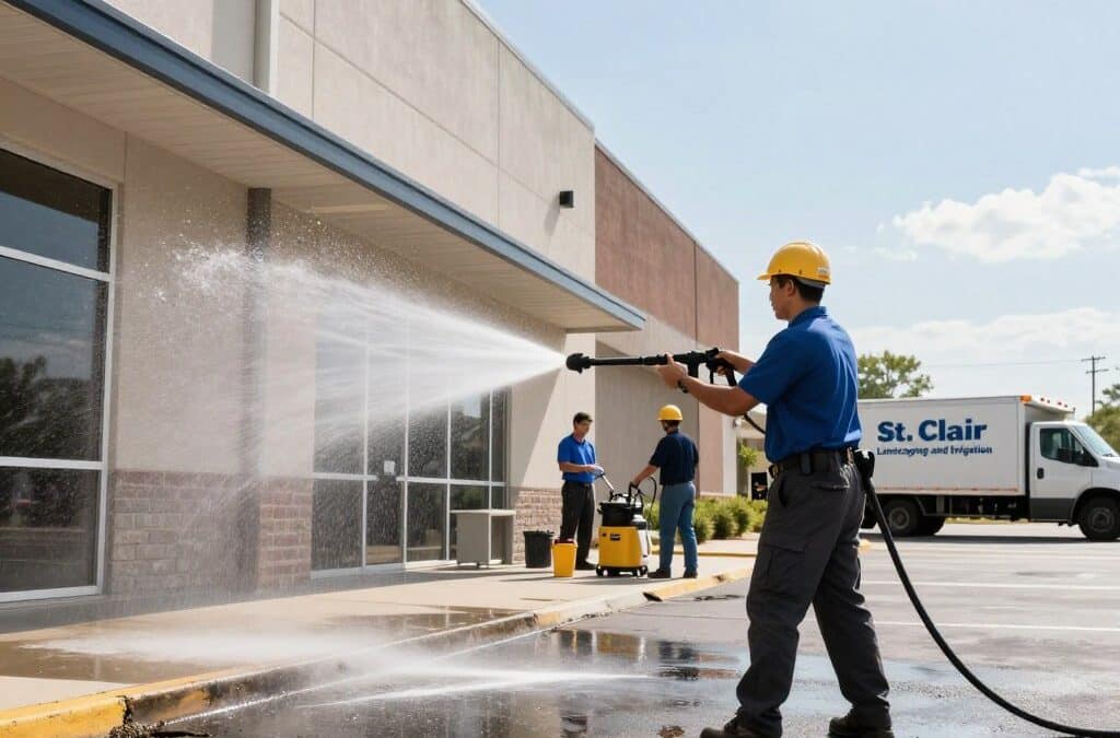 What a Commercial Pressure Washing Service Should Include