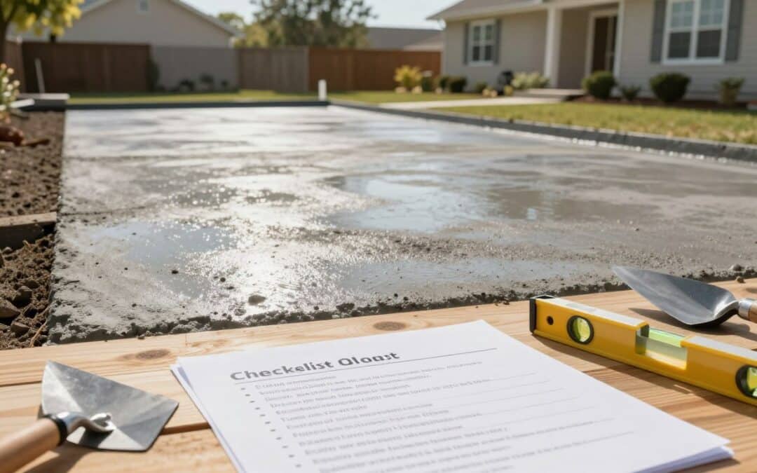 Concrete Driveway Installation: Checklist for Homeowners