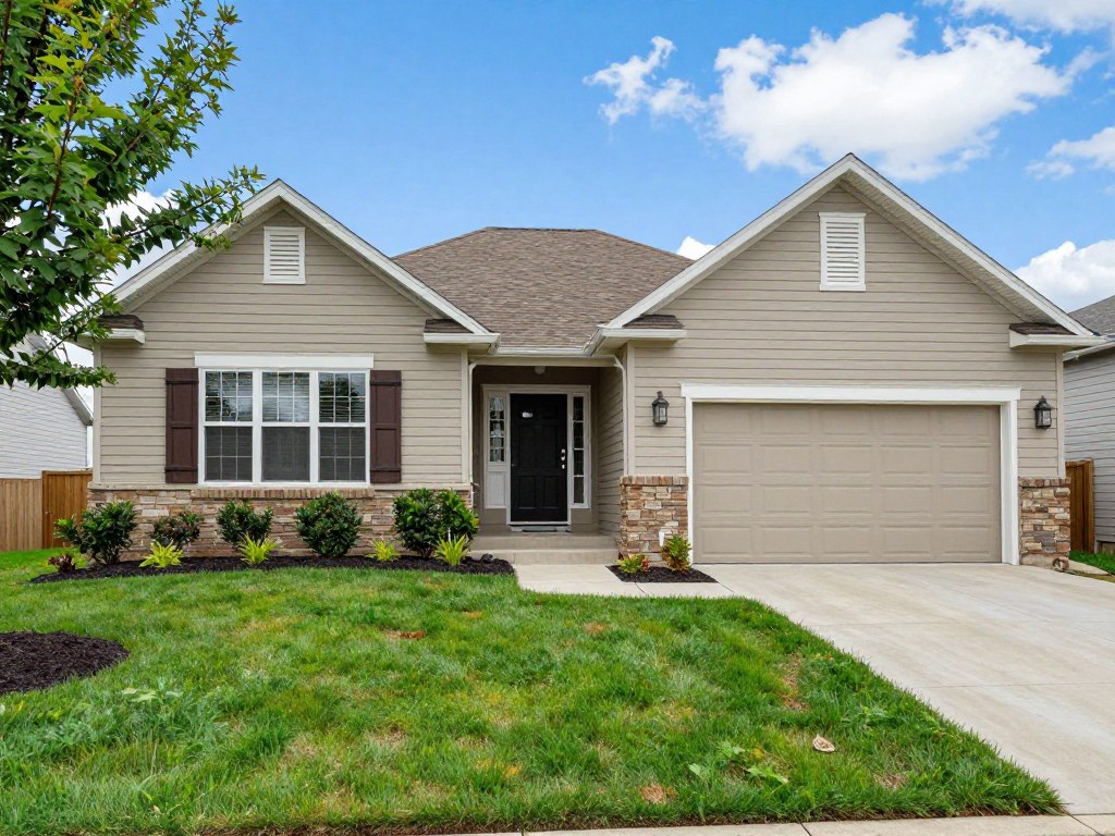 Beautiful home exterior with professionally maintained lawn enhancing curb appeal