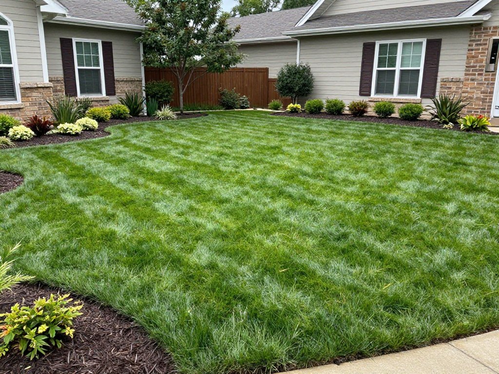 Beautiful transformed lawn showcasing St. Clair Landscaping expertise