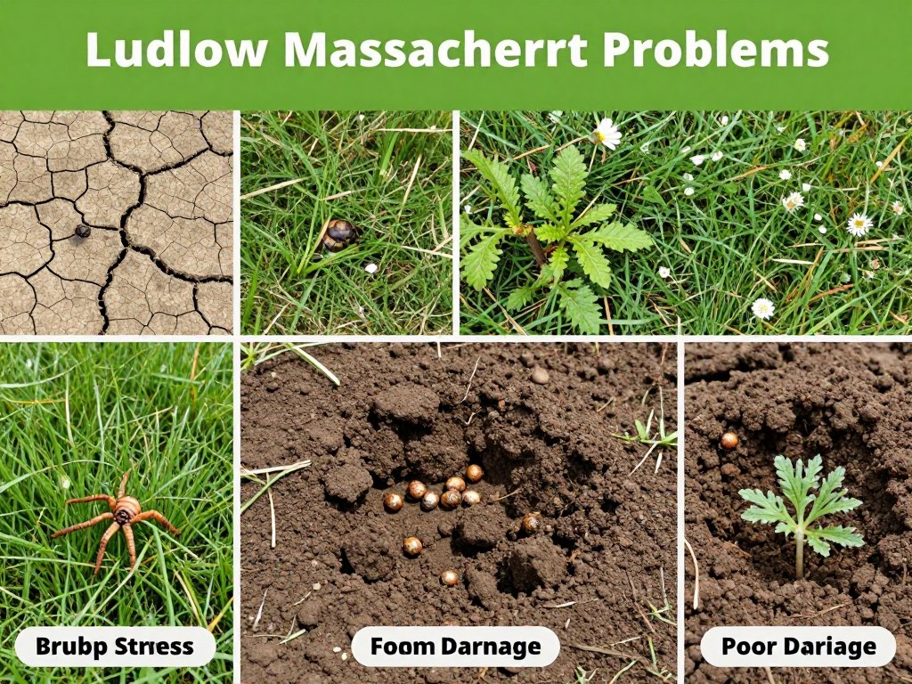 Common lawn problems in Ludlow Massachusetts properties