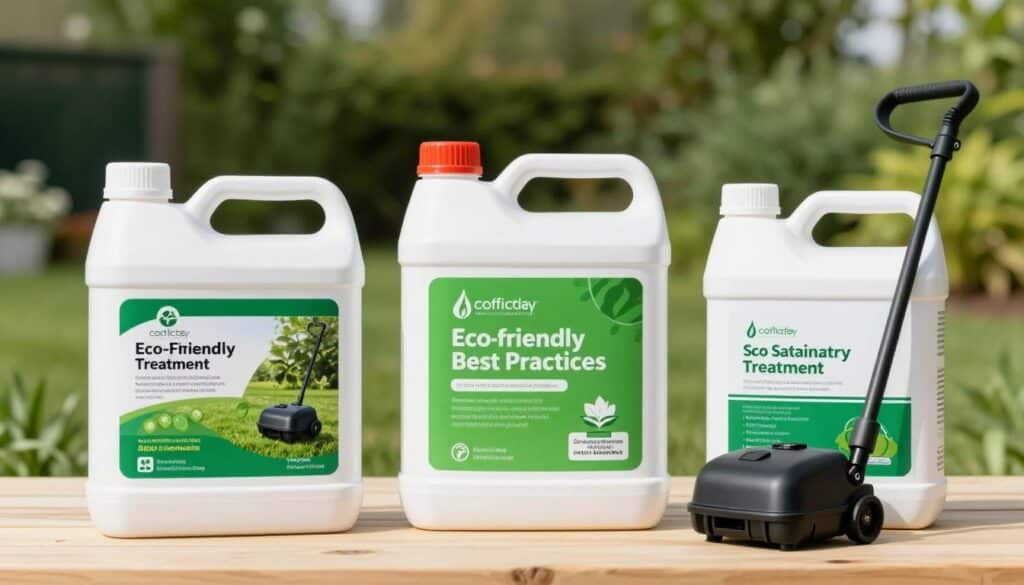 Eco-friendly lawn care products and sustainable treatment methods