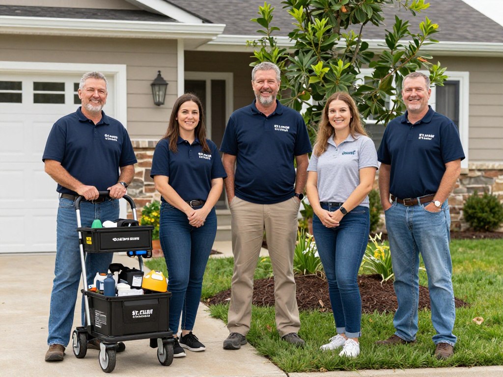 St. Clair Landscaping team ready to start new lawn care service