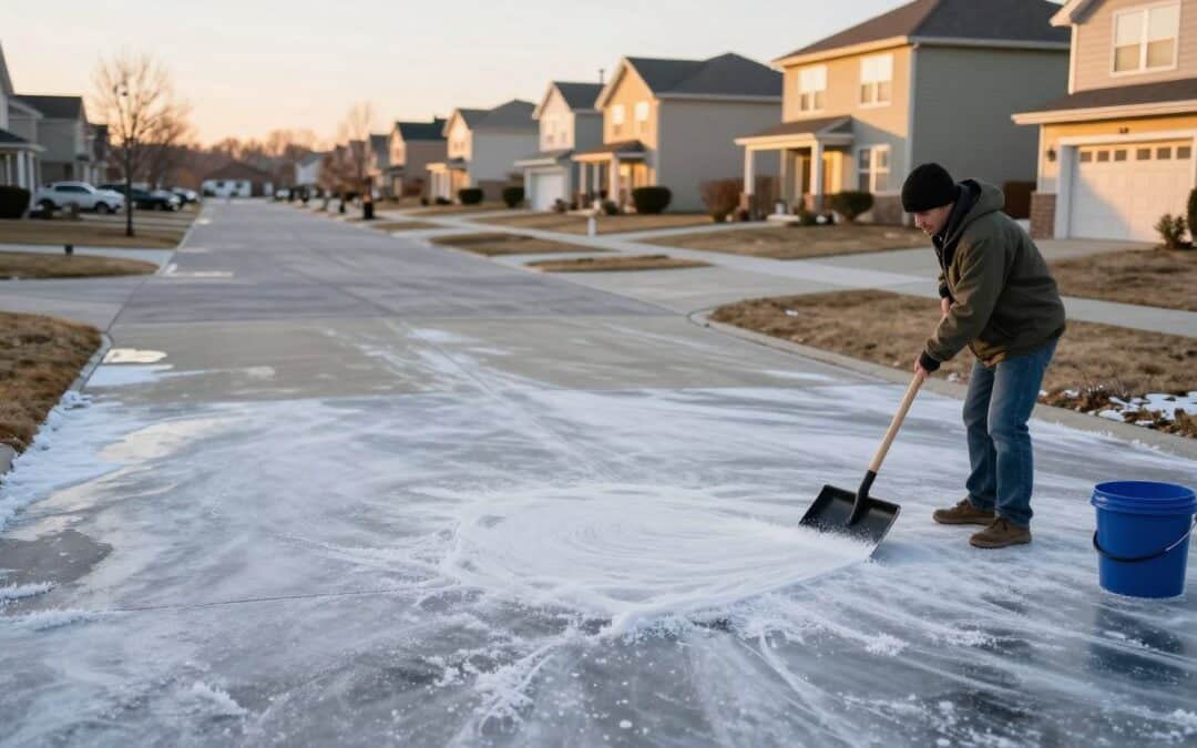 How to Melt Ice on Driveway Without Damage or Mess
