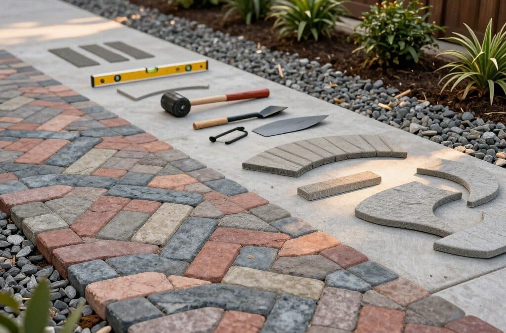 Paver Walkway Installation: Base, Patterns & Layout